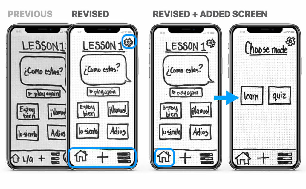 Usability Revisions