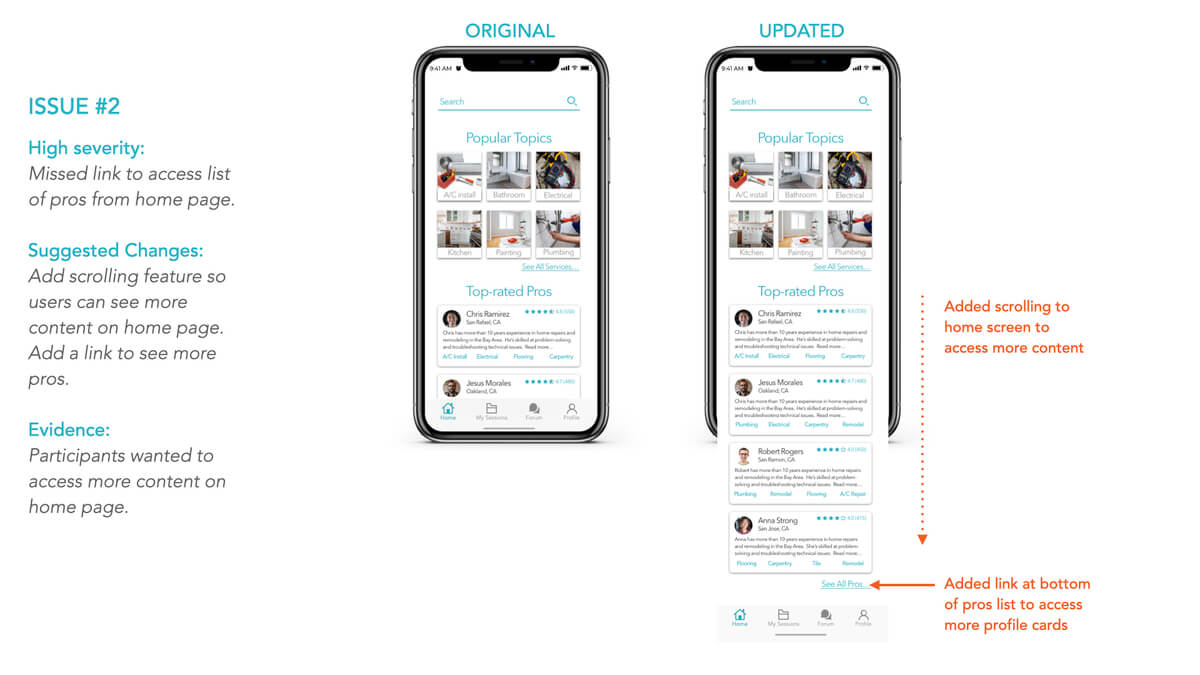 Usability Test Issue 2